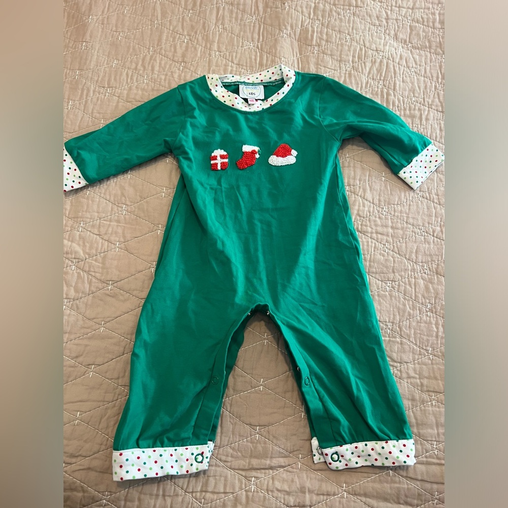 Sugar Dumplin Kids newborn Christmas Onesie size NB